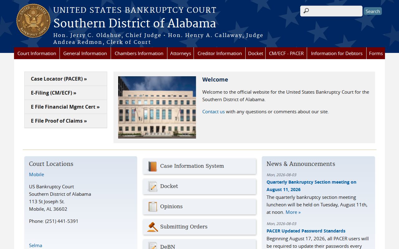 Valley Grande court docket route to Southern District bankruptcy court